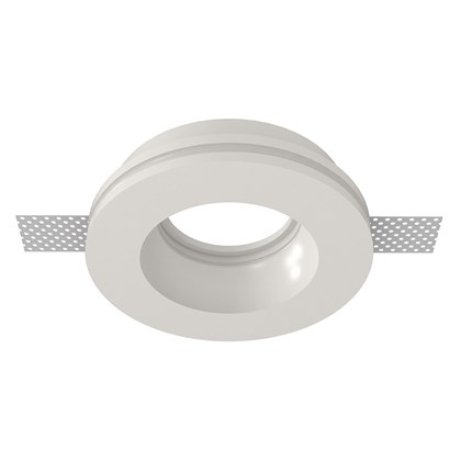 Nama Fos 16 Round Plaster In Downlight frame only on white background