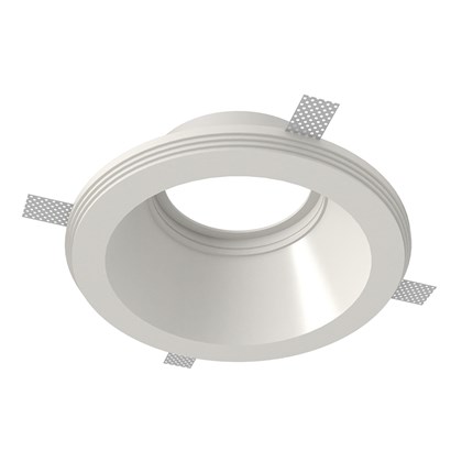 Nama Fos 17 Round Plaster In Downlight frame only on white background