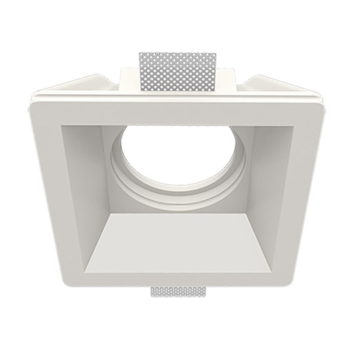 Nama Fos 18 Square Plaster In Downlight frame only on white background