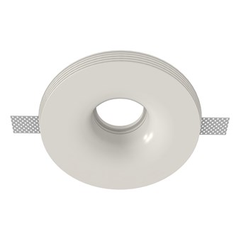 Nama Fos 19 Round Plaster In Downlight frame only on white background