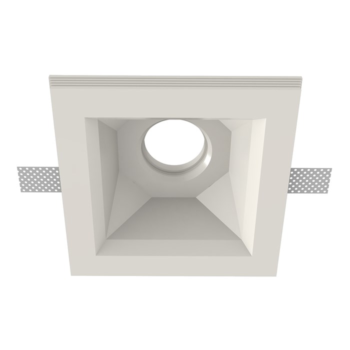 Nama Fos 21 Square Plaster In Downlight frame only on white background