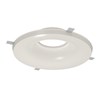 Nama Fos 22 Round Plaster In Downlight frame only on white background
