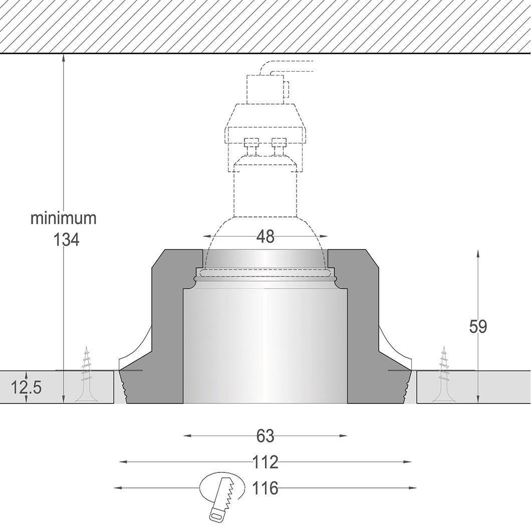 Linear Downlight Section