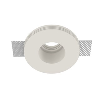 Nama Fos 25 Round Plaster In Downlight frame only on white background