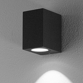 DLD BOXI SINGLE EMISSION LED OUTDOOR IP54 WALL LIGHT