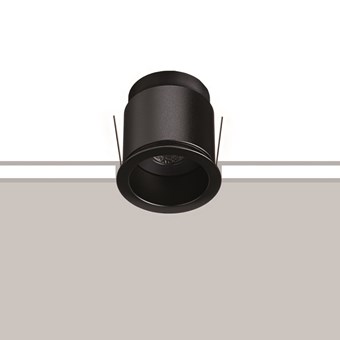 The Flexalighting Jimbo 2 in black, shown over a white and grey background with install lines.
