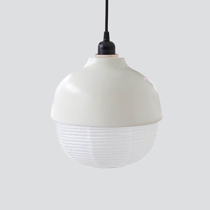 OUTLET Kimu Design The New Old Light Medium White Pendant