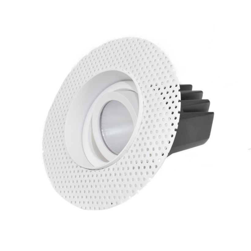 OUTLET DLD Eiger 1-R LED White 36D 2700K Adjustable Plaster In Downlight| Image:7