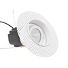 OUTLET DLD Eiger 1-R LED White 36D 2700K Adjustable Plaster In Downlight| Image:9