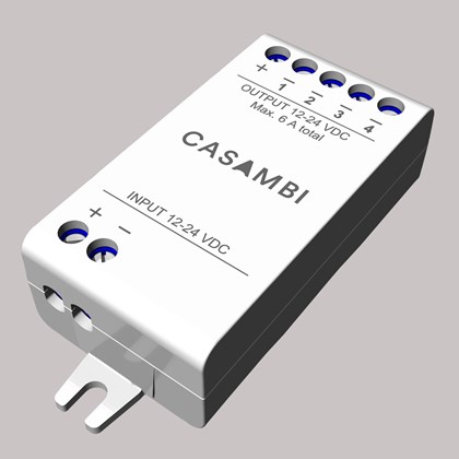 The Casambi CBU-PWM4 dimming unit.