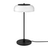 The Nuura Blossi Table Lamp in a black finish, turned off.