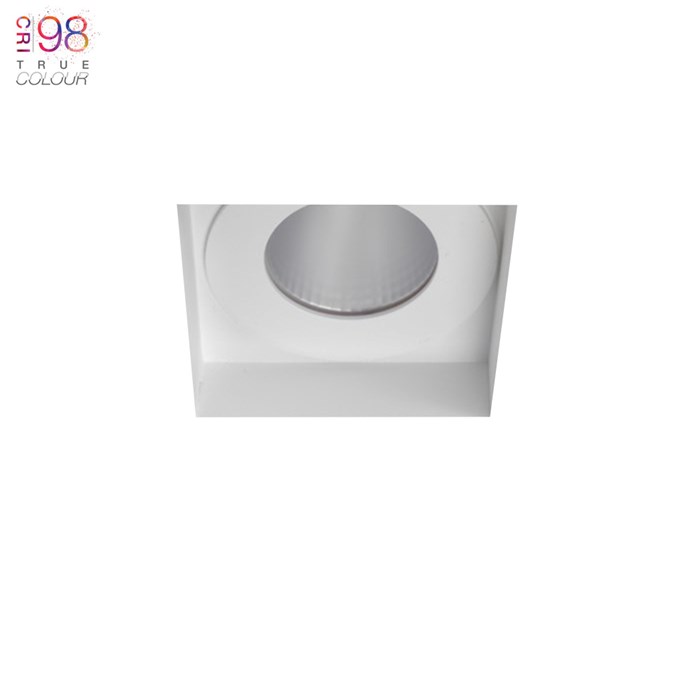 Square recessed spot light for mounting in ceiling, super bright warm led 