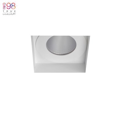 Square recessed spot light for mounting in ceiling, super bright warm led 