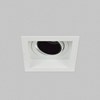 Warm bright Led, ceiling mounted andes square downlighter