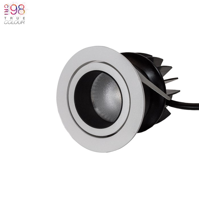 DLD Atlas Baffle True Colour CRI98 LED IP44 Adjustable Plaster In Downlight - Next Day Delivery| Image:1