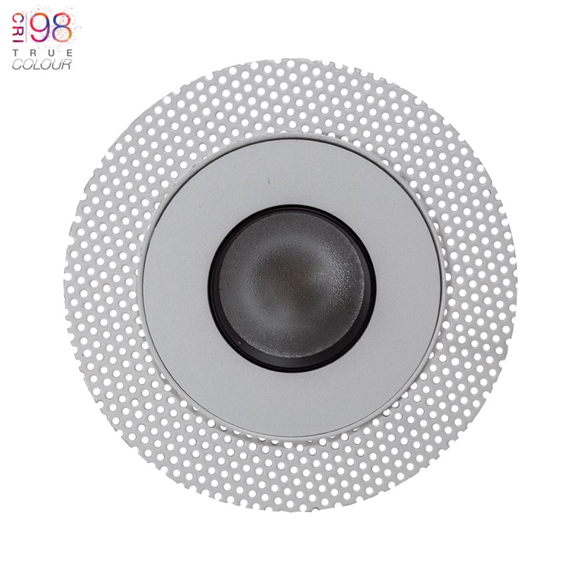 DLD Atlas Baffle True Colour CRI98 LED IP44 Plaster In Downlight - Next Day Delivery| Image:2