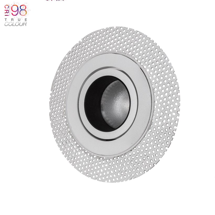 DLD Atlas Baffle True Colour CRI98 LED IP44 Adjustable Plaster In Downlight - Next Day Delivery| Image:2