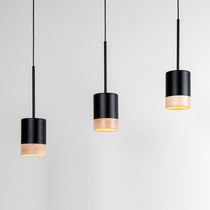 triple hanging pendant light by Milan illumination 
