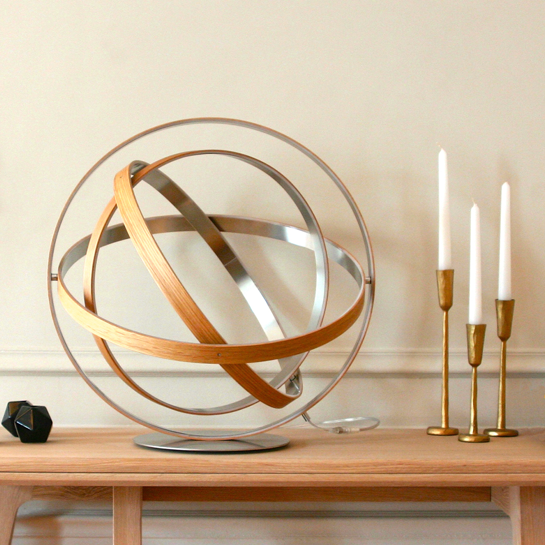 Henri Bursztyn _B612 LED Wooden Pendant & Table Lamp Darklight Design