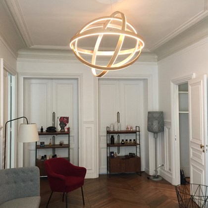 Henri Bursztyn _B612 LED Wooden Pendant