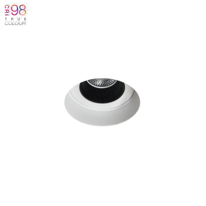 DLD Andes Mini 1-R True Colour CRI98 LED IP65 Fixed Plaster In Downlight - Next Day Delivery| Image : 1