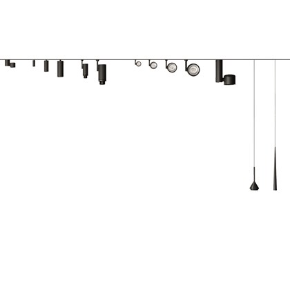 Arkoslight Linear 48V Trimless Plaster In Modular Track System Components