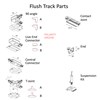 Arkoslight Linear 1L Flush Recessed Mounted 230V Modular Track System Components| Image:1