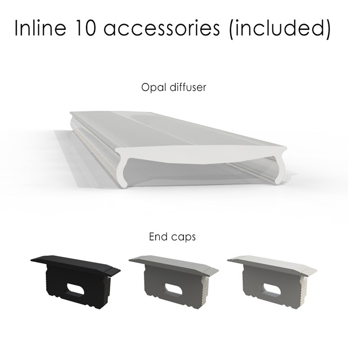 DLD Inline 10 Recessed Linear LED Profile - Next Day Delivery| Image:4