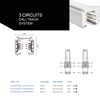 DLD Alps 3 Phase LED Dimmable Surface Mounted Modular Track System Components| Image:3