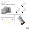 DLD Alps LED Recessed Mounted Track System Package - Next Day Delivery| Image:0
