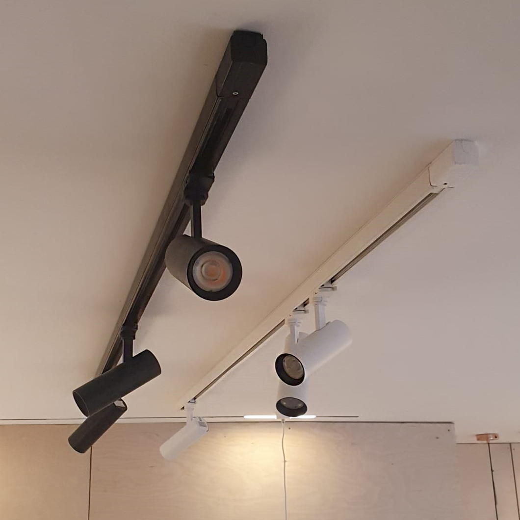 DLD Alps 3 Phase LED Dimmable Surface Mounted Modular Track System Components Darklight Design Lighting Design Supply