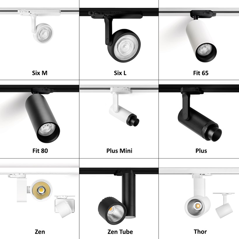 Arkoslight Linear 3L Suface Mounted 230V Modular Track System ...