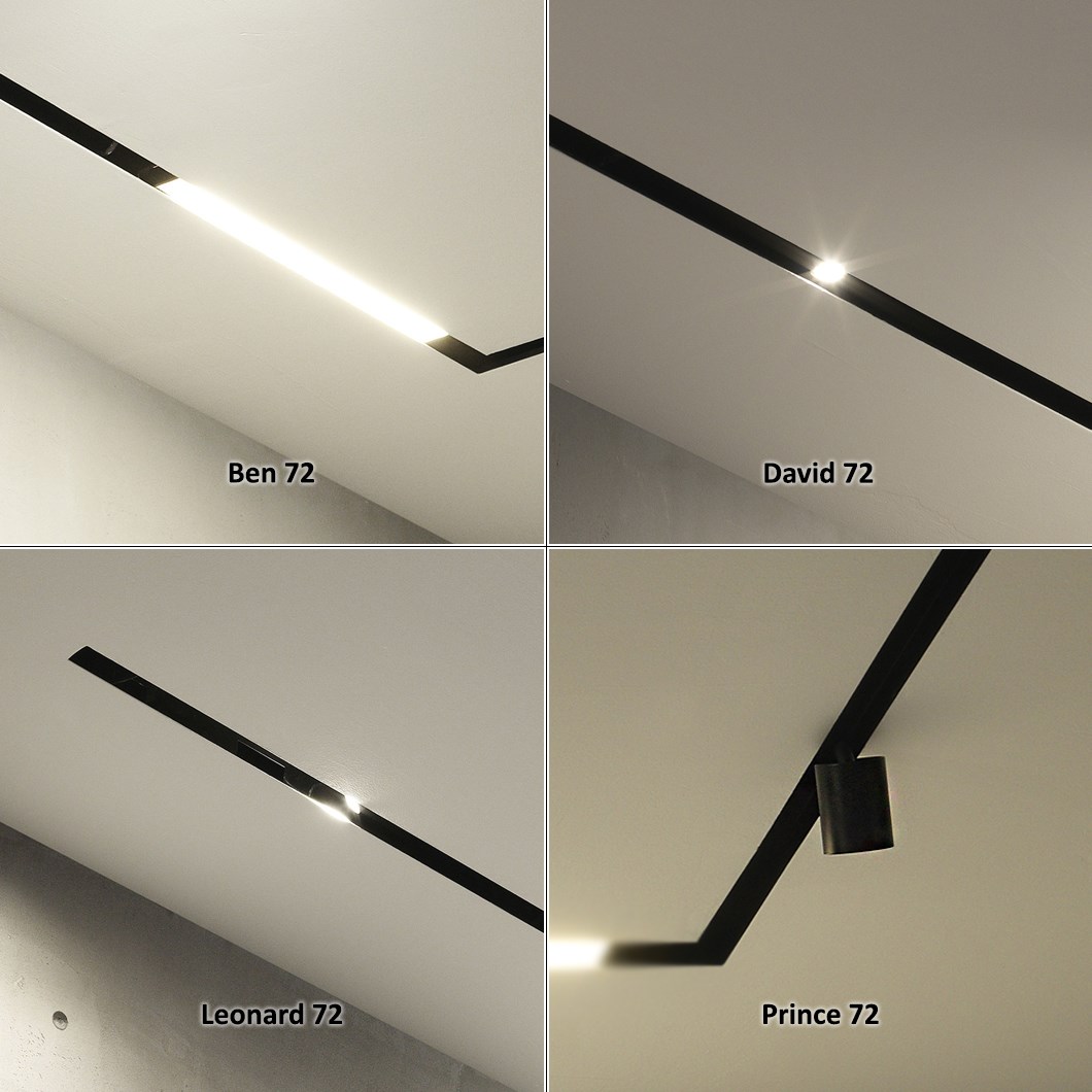 Flexalighting Maggy 72 Linear Plaster In Track System | Darklight ...