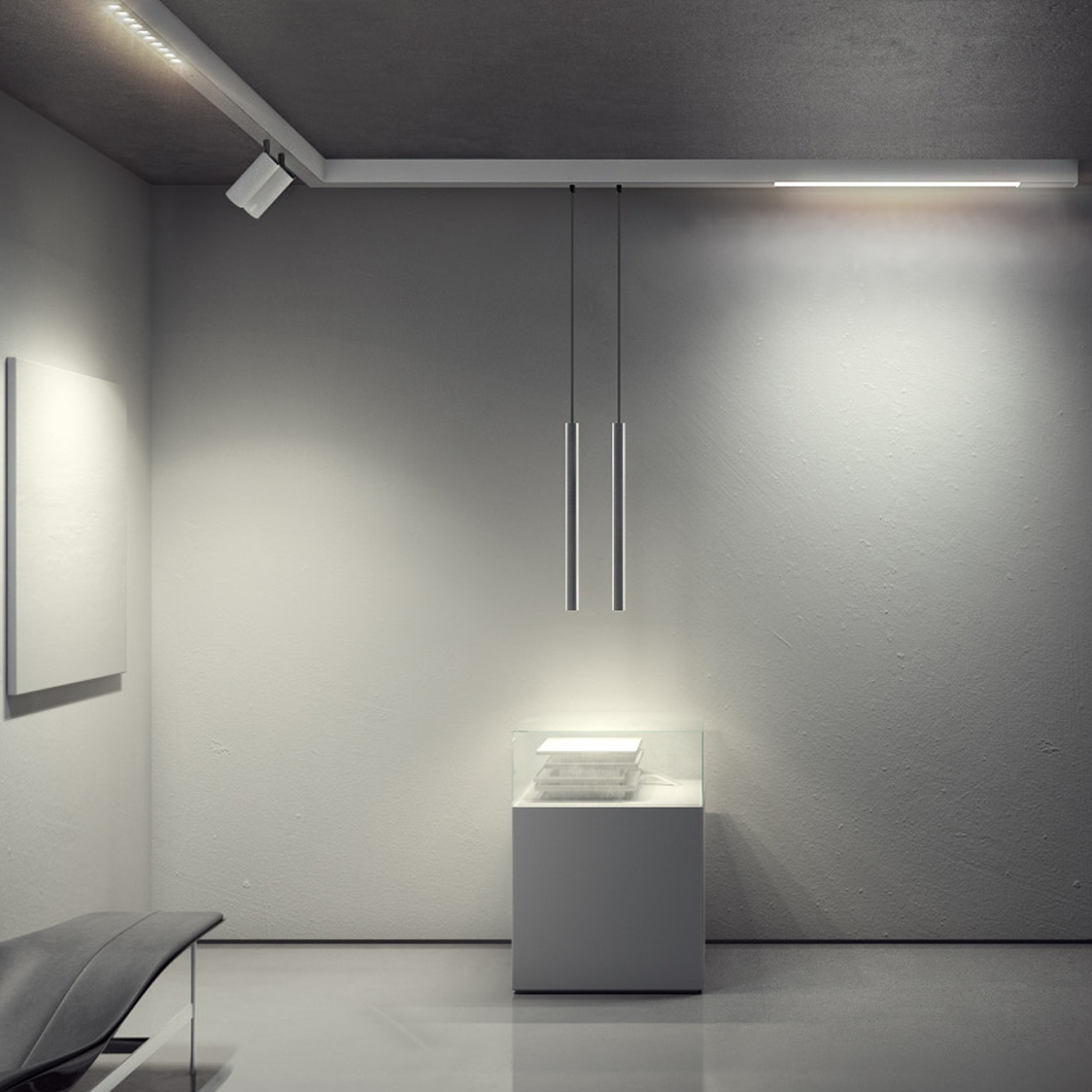 Modular shop lighting track