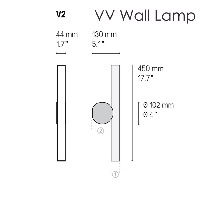 CVL Luminaires Calé(e) LED Wall Light| Image:8