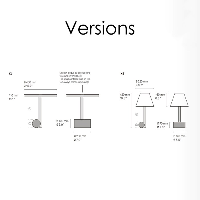 CVL Luminaires Calé(e) LED XL Table Lamp| Image:4