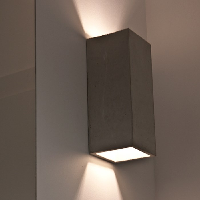 Loftlight Orto Concrete IP65 Exterior Wall Light| Image:2