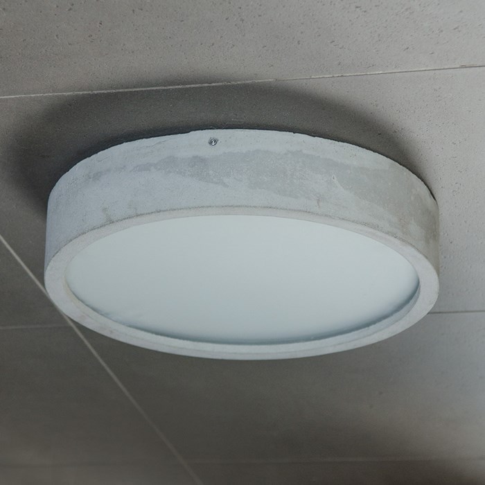 Loftlight Plan Concrete Round LED Ceiling Light| Image:2