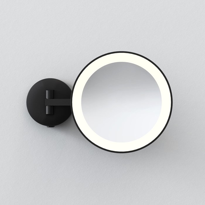 OUTLET Astro Light Mascali Round Adjustable LED Black Wall Light| Image:1