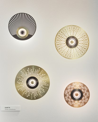 CVL Luminaires Earth Mandala LED Wall Light| Image:0