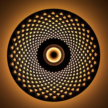 CVL Luminaires Earth Sun LED Wall Light| Image:1