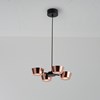 Seed Design Olo PC4 Adjustable LED Copper & Black Pendant - Next Day Delivery| Image:2