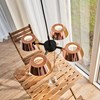 Seed Design Olo PC4 Adjustable LED Copper & Black Pendant - Next Day Delivery| Image:7