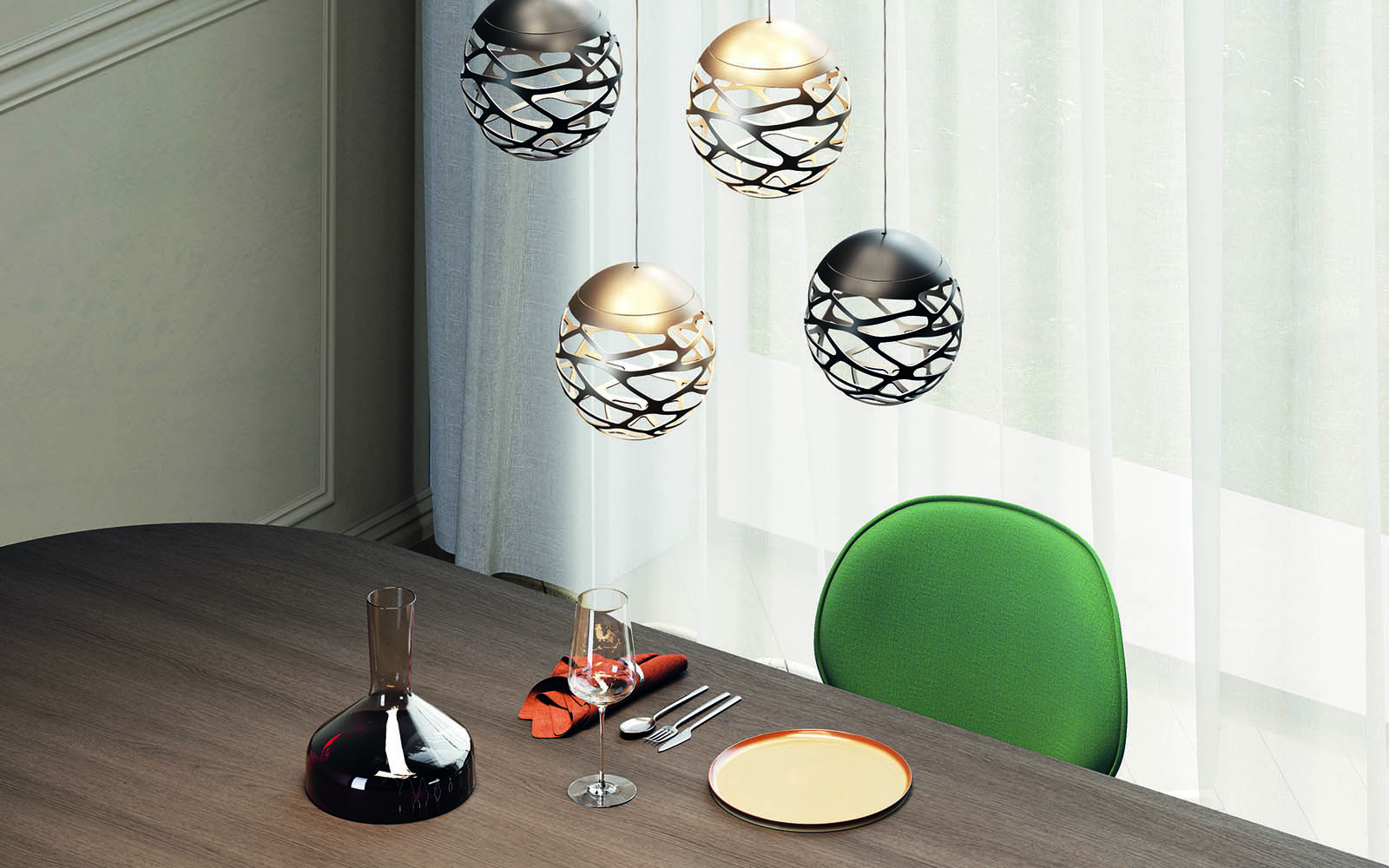 Kelly cluster discount led pendant