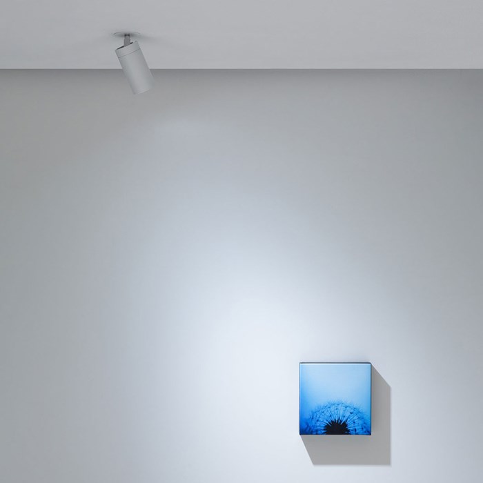 Davide Groppi Dot R LED Semi Recessed Adjustable Ceiling Spotlight| Image:1