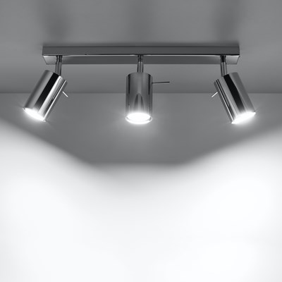 Raw Design Flex Adjustable Triple Ceiling Spot Light