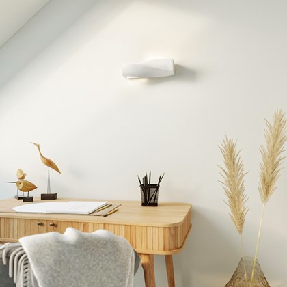 OUTLET Raw Design Warp Mini Ceramic Dual Emission Wall Light alternative image
