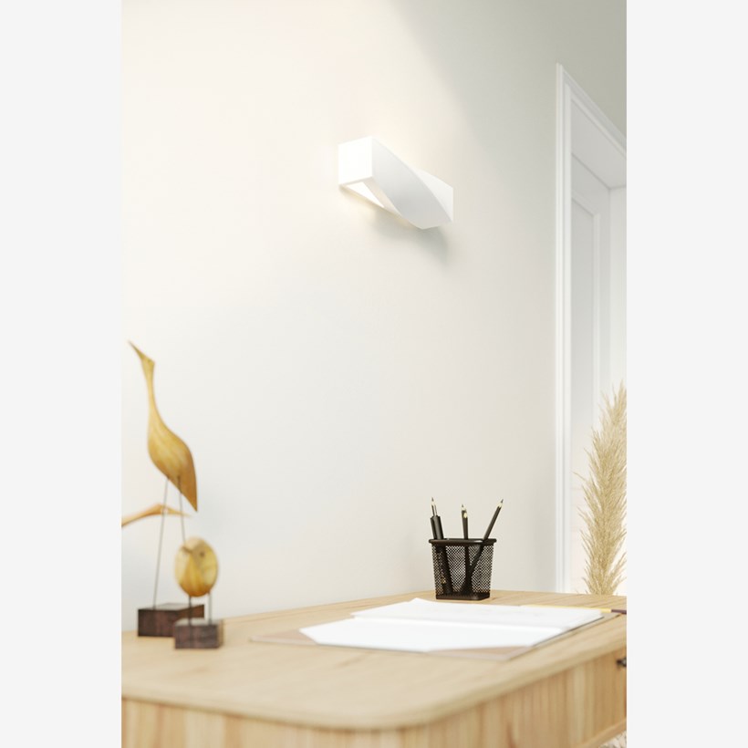 Raw Design Warp Ceramic Dual Emission Wall Light| Image:14