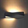 Raw Design Warp Ceramic Dual Emission Wall Light| Image : 1