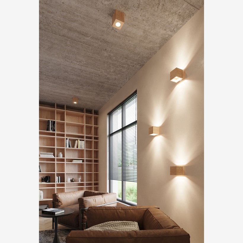 Raw Design Tetra Dual Emission Wall Light - Next Day Delivery| Image:23